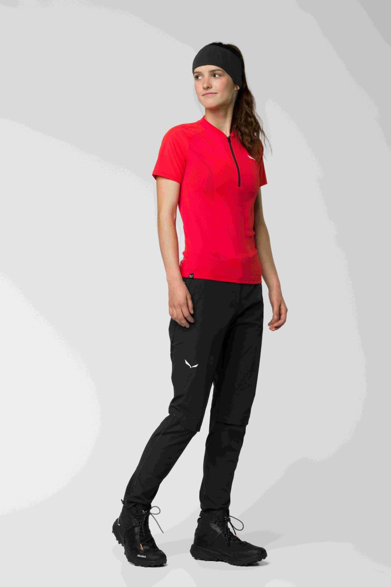 Pedroc Pro Dry Half Zip T-Shirt Dam