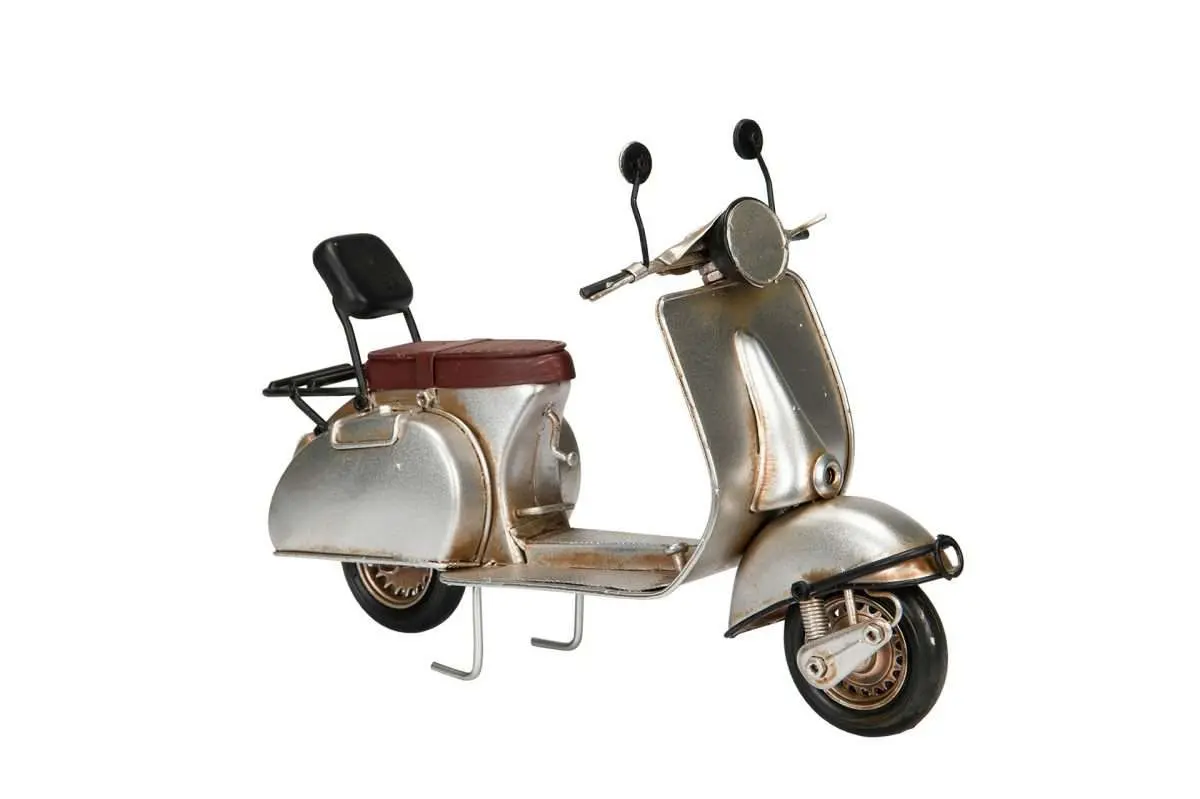 Vespa Metall Silver 26x7x18cm