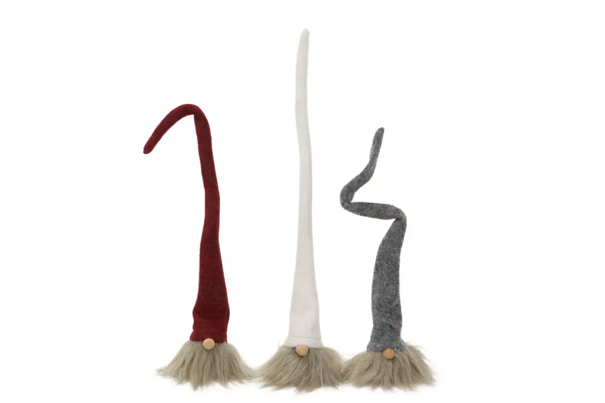 Tomte med Luva Grå 23cm