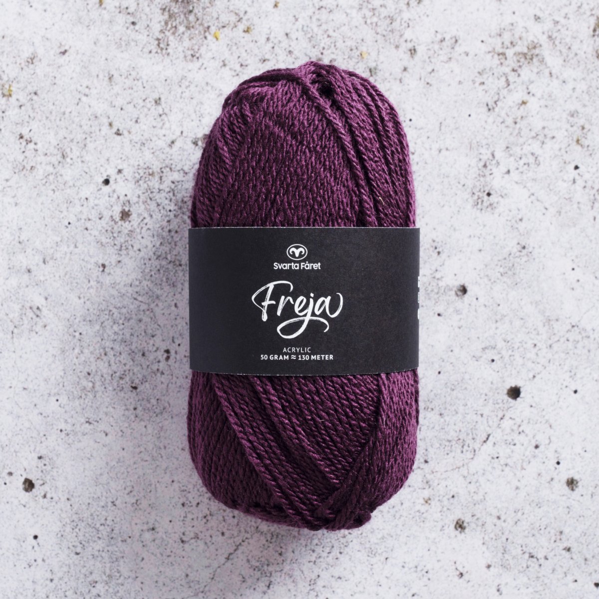 Freja Plommon – 263 Freja 100% Akryl Garntorget Svarta Fåret