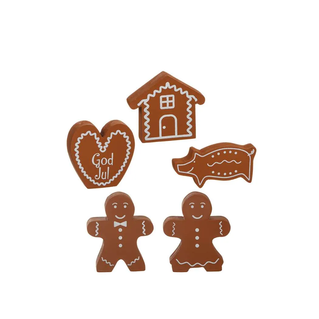 Pepparkakshus i trä 15cm
