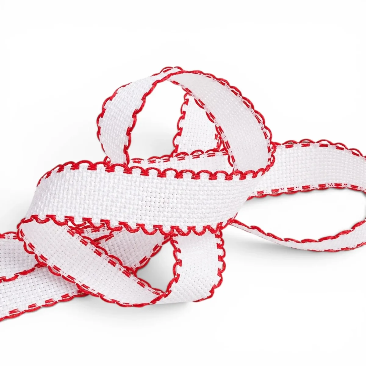Aidaband - Röd Kant – 20mm