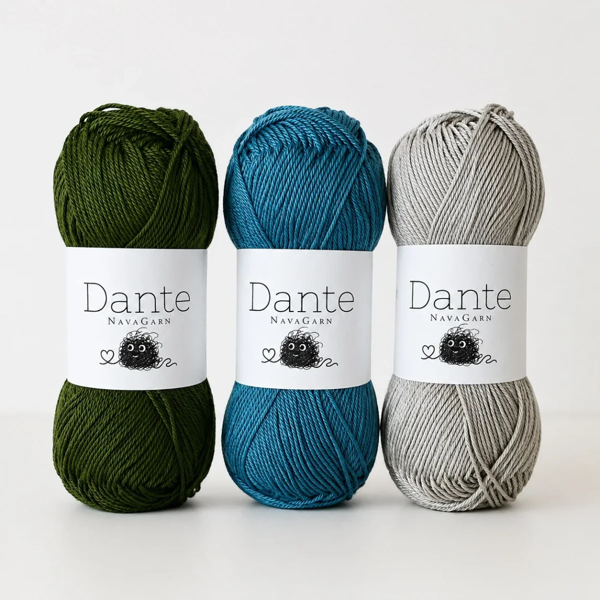Dante – Merceriserat bomullsgarn 50 g