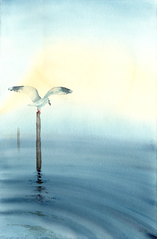 Fine art print – Morgondimma 40x60cm signerad