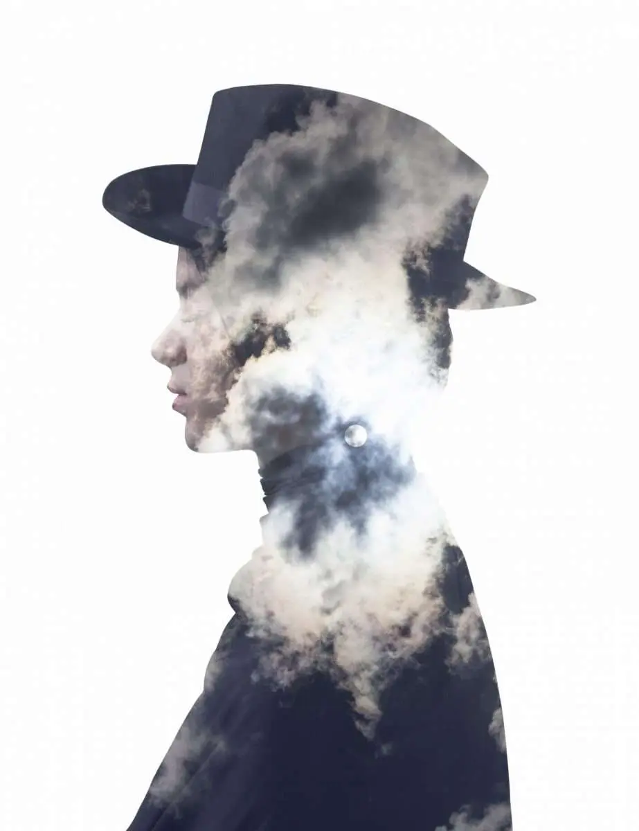 Poster Människor – Cloudy Face