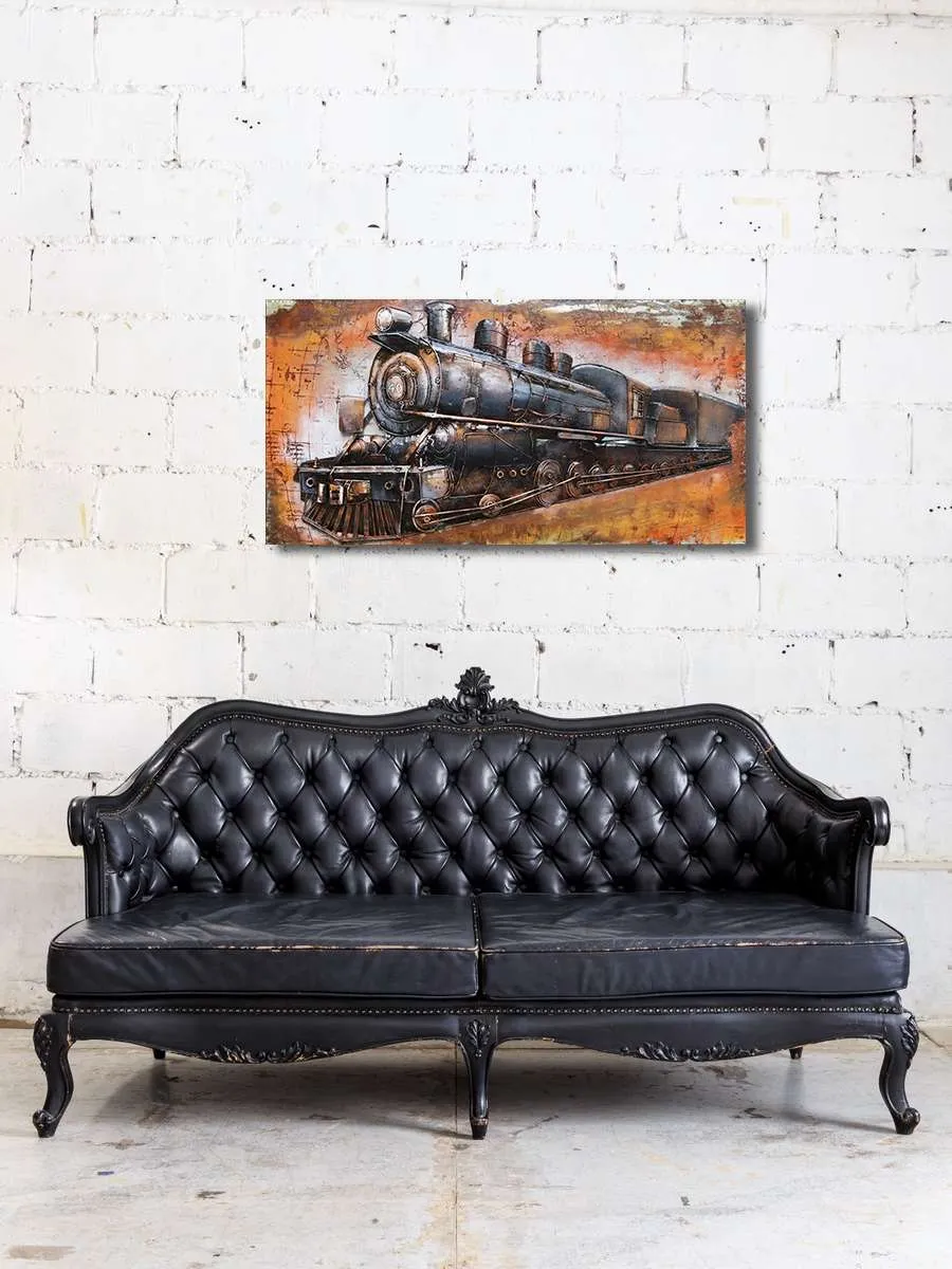 Metalltavla 100X50cm Lok - Bild 3