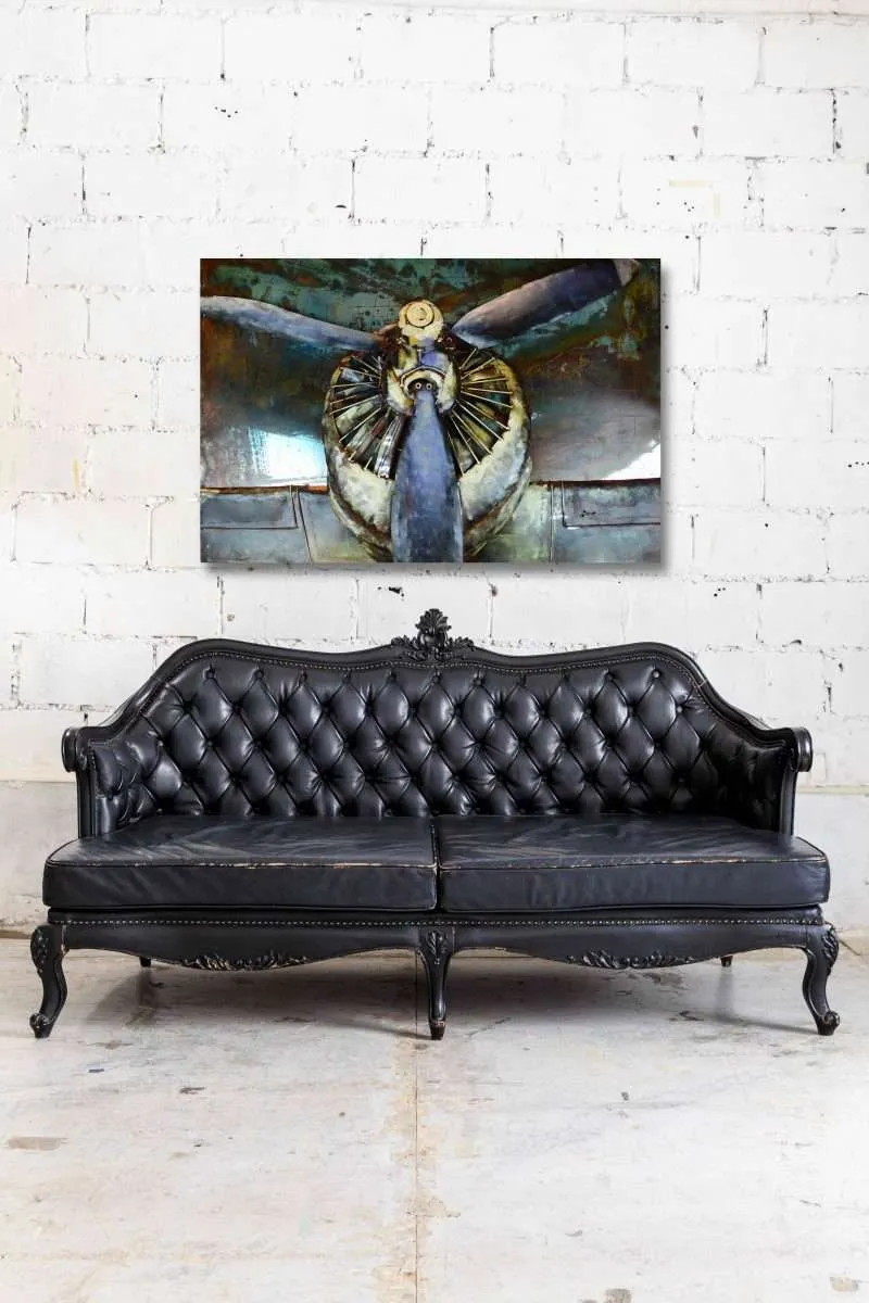 Metalltavla 120×90 cm Flygplanspropeller - Bild 4
