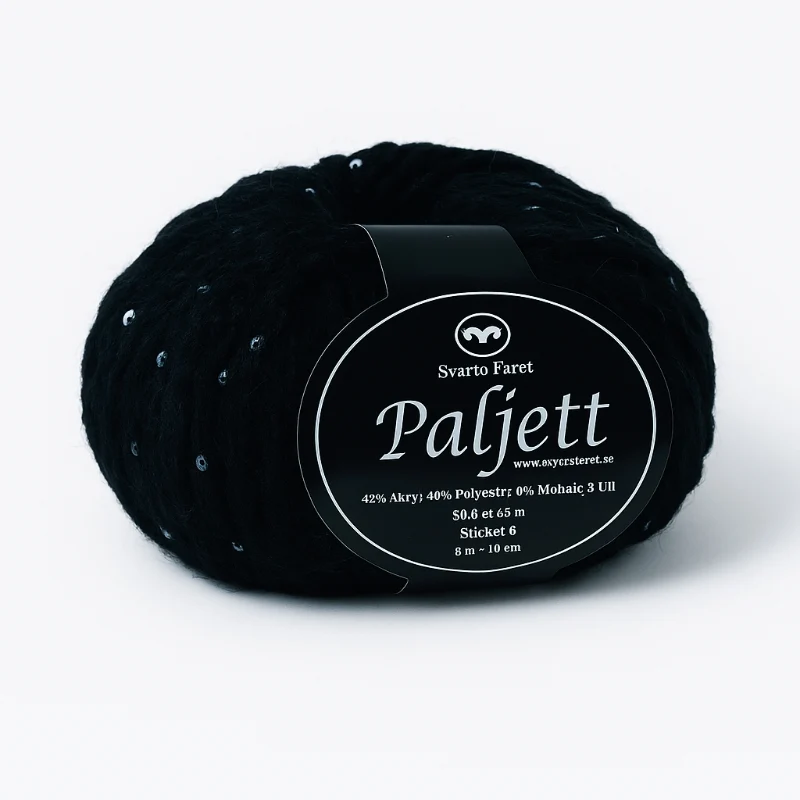 Paljett - Effektgarn med paljetter 50g. - Bild 3