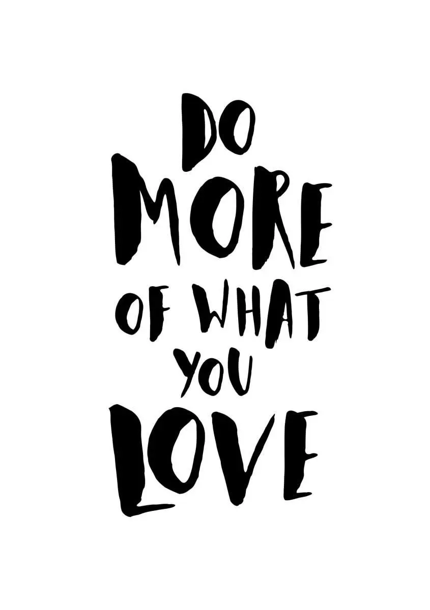 Poster Textposter – Do More of