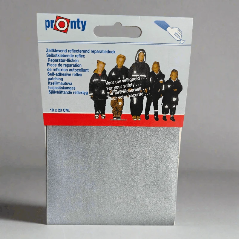 Reparationslapp 10x20cm - Med och utan reflex- Vattentät.